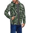 thumbnail image 2 of Goofa Green Snakeskin Pattern Mens Full-zip Hoodie, Zip-up Pullover Hooded Sweatshirt, Kangaroo Pocket Hoodie Ideal for Daily Wear, Travel, and Home-X-Large, 2 of 5
