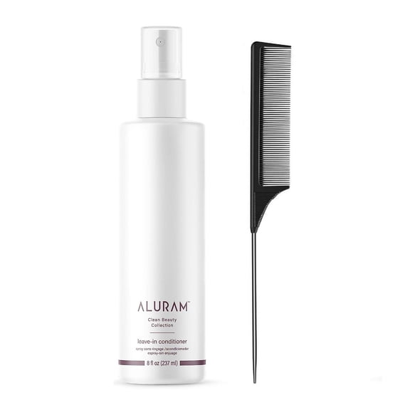 ALURAM Coconut Water Based Leave-In Conditioner, 8 Fl Oz  (with Free Tail Combs)