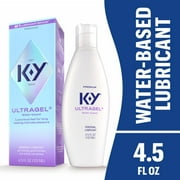K-Y UltraGel Personal Water Based Lubricant 4.5 Oz (Pack of 2)