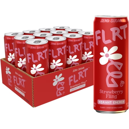 FLRT Strawberry Fling 12 pack - 12 Fl Oz