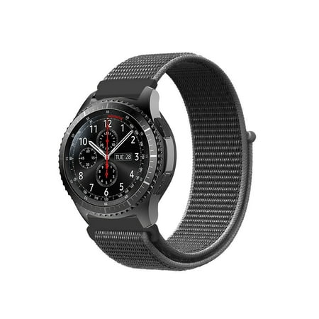 For Gear S3 Frontier / Classic Sport Loop Band, Fintie Nylon Replacement Strap Bands for Samsung Smart Watch