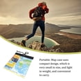 thumbnail image 3 of Methold Estuche de mapa impermeable de PVC para pasaporte, papelería, soporte de almacenamiento, portátil, para acampar al aire libre, pesca, Type2, 3 of 6