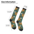 thumbnail image 2 of Balery Knitted Woodland Squirrel Printed Novelty Socks Men's Women's Crew Socks Sports Socks Knee High Socks Cotton Socks Quirky and Cool Socks, 2 of 9