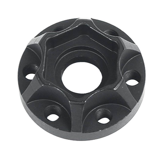 tredstone 4PCS Wheel Hex Hubs for RC 1:10 Crawler 1.9" 2.2" Wheel Rims 9mm Black