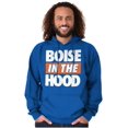 thumbnail image 5 of Boise in the Hood Funny Idaho City Hoodie Sweatshirt Women Men Brisco Brands M, 5 of 6