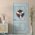 thumbnail image 4 of Hxoliqit Independence Day Decorative Wreath, Plastic Cloth Red and Blue, 4 of 6