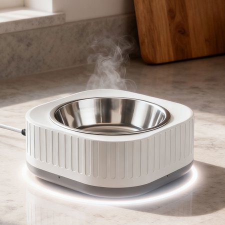 Heated Water Bowl for , Non-Freezing Outdoor Heated Dog Bowl, Winter Heated Pet Bowl for Cats