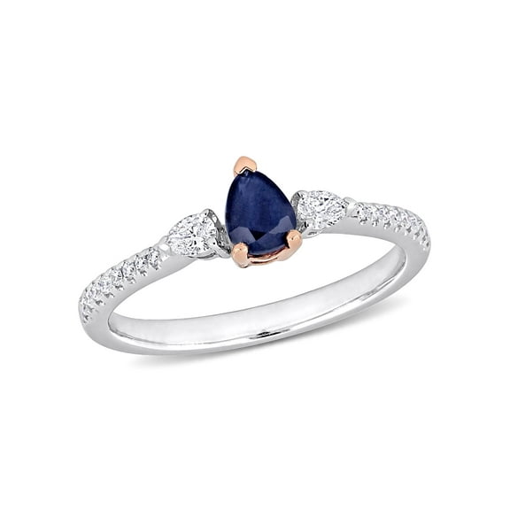 Everly Women's Sapphire 14k White Gold Ring