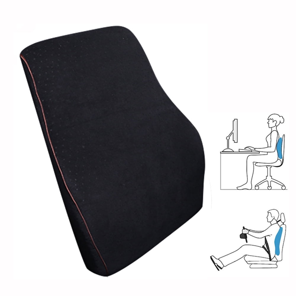 Big Clear!]Lumbar Support Pillow For Office Chair Car Memory Foam Back  Cushion For Back Pain Relief Improve Posture Large Back Pillow For  Computer, Gaming Chair, Recliner With Mes 