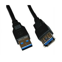 AYA 3Ft. (3 Feet) USB 3.0 SuperSpeed Male A to Female A Extension Cable Black