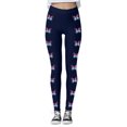 thumbnail image 3 of MKLEKYY Leggings deportivos con estampado para mujer, leggings deportivos de realce para fitness, pantalones de yoga (estilo 3), 3 of 4
