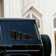 thumbnail image 4 of OUNONA 1 Pair Engine Ventilation Cover Black ABS For Car Hood With Aggressive Appearance, 4 of 8