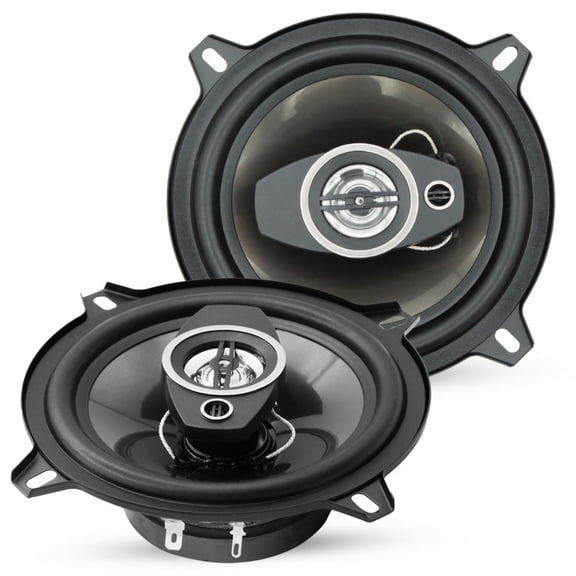 5Core 5 Inch 2-Way Coaxial Car Speakers 350W Max 35W RMS 4 Ohm Super Tweeter 88dB Sensitivity 75-20kHz Frequency Response Easy Install Vehicle Door Audio Speakers for Car Truck SUV Pair