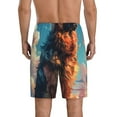 thumbnail image 5 of Cauagu Colorful Cloud Shepherd Dog Print Pajama Bottoms for Men Sleep Pajama Shorts Elastic Waistband Sleep Pajama Short Men's PJ Shorts -X-Large, 5 of 6