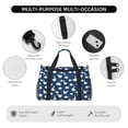 thumbnail image 4 of Fotbe Cute Goose On Blue Sky Bolsa de Viaje con Estampado, Bolsa de Fin de Semana para Mujer con Compartimento para Zapatos, Bolsa de Gimnasio con Bolsillo Húmedo, 4 of 7