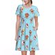 thumbnail image 1 of Balery winter cow cute Vestidos sueltos de manga corta para mujer, vestidos de verano 2025, vestidos casuales de corte A con vuelo., 1 of 6