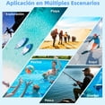 thumbnail image 3 of Una riñonera impermeable para pantallas táctiles: riñonera impermeable con triple sellado, fabricada en PVC, con cinturón ajustable; diseño ligero, resistente al agua y transparente., 3 of 6
