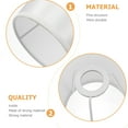thumbnail image 3 of 1pc Simple Cloth Lampshade Home Office Chandelier Lampshade Table Lamp Accessory, 3 of 5