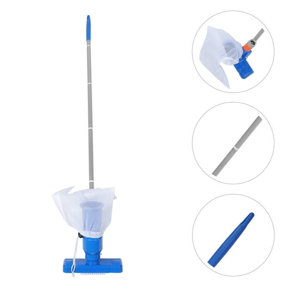 Hytrove Pool Vacuum Cleaner Swimming Pool Vacuum Head Blue 1Set