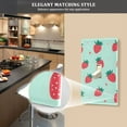 thumbnail image 5 of Yayeee Duplex Wall Plate 1-Gang 4.5"x2.7" Home Receptacle Light Switch Decorative Outlet Cover, Green Strawberry, 5 of 7