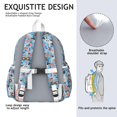 thumbnail image 5 of German Shorthaired Pointer Dog and Flower Backpack for School,Cute School Bag,Schoolbag with Adjustable Shoulder Straps & Padded Back,13.4"x11"x4.7", 5 of 6