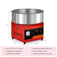 thumbnail image 4 of Ktaxon 15" Cotton Candy Maker, 980W, Stainless Steel, Commercial Electric Candy Floss Machine for Home & Party, Red, 4 of 8