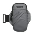 thumbnail image 3 of Kokiya Sport Armband Bag Gym Arm Band Pouch Universal Sports Arm Band Case Shoulder Bag Grey, 3 of 9