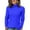 Royal Blue_#01, variant on Nokdvo Turtleneck Sweaters for Women Fashion Knitting Long Sleeve Solid Color Sweaters Fall Winter Casual Loose Ribbed Pullover Top,Royal Blue XL
