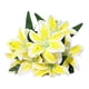 thumbnail image 2 of Ramo de flores de lirio de seda - arreglo floral artificial de 35 cm para decoración del hogar, azul, rojo, amarillo, blanco rosa, una pieza, 2 of 6