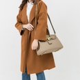 thumbnail image 3 of 2024 Bolso Birkin de nueva moda para mujer, bolso con patrón de cocodrilo y lichi, fábrica de Guangzhou, 3 of 5