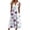 AA-White548, variant on XIAONU Women's Sleeveless Midi Dress Button Placket Summer Casual Pocket Gown