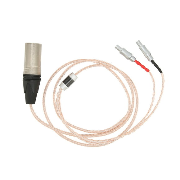 H S Hi Fi Cable,HiFi Cable 4 Pin Headphone Cable Replacement XL Pin Male Power Cable High-End Performance