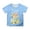 Sky Blue, variant on Easter Themed Casual Short Sleeve Printed Tee for Girls Playful Holiday Top Oversized T-shirts Basic Cute Tees Crewneck Casual Tops