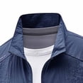 thumbnail image 5 of QSAWXQZ Men's Lightweight Sun Protection Windbreaker Jacket with Pockets Long Sleeve Lapel Collar Full Zip Casual Outdoor UPF50 Activewear Jacket XL, 5 of 7