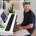 thumbnail image 2 of Piano digital Bfgxuoo de 88 teclas, tamaño completo, semipesado, con soporte, 2 of 7