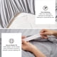 thumbnail image 3 of Juego de sábanas Bedsure GentleSoft Deep Pocket Queen, color gris claro, 3 of 6