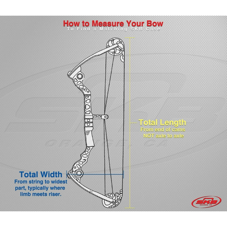 SKB Cases iSeries 4214 Hard Plastic Parallel Limb Bow Crossbow