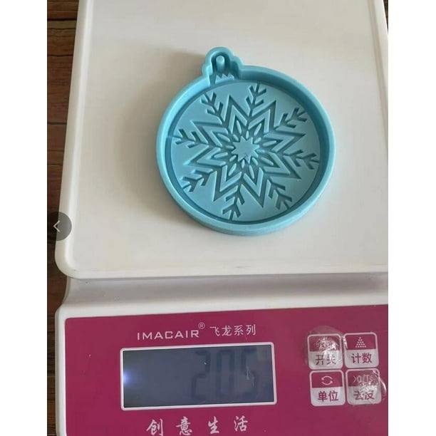 Manualidades Navideñas Resina Para Moldes Epoxi Colgante Navideño Moldes Redondos De Silicona Joyería Forma Resina Llavero Resina Adornos Diy Hacer En Casa Diy