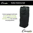 thumbnail image 4 of Champion Sports 22 Oz. Top Loading Medium Canvas Duffel Bag with Strap and Carry Handle, 4 of 5