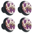 thumbnail image 2 of 4 Pcs Grape Knobs for Kitchen Cabinet Cupboard Dresser Bookcase Drawer Pulls Handles Round Home Decor, 2 of 8
