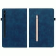 thumbnail image 2 of Vintage Tablet Case Compatible with Samsung Galaxy Tab S8 2022, Quality PU Leather Stand Cover with [Multiple Viewing Angles] [Zipper Pocket] for Tab S7 2020 11 inch,Darkblue, 2 of 5