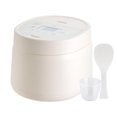 thumbnail image 1 of IRIS USA Micom Japanese Rice Cooker, 3-Cup Uncooked/6-Cup Cooked, Fuzzy Logic Kitchen Appliance with Recipe Presets, Slow Cooker, Steamer, Hot Pot &, 1 of 11