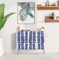 thumbnail image 2 of PixonSign Sideboard Buffet Cabinet, Kitchen Storage Cabinet with 2 Doors, Blue & White Geometric Paint Strokes, Cupboard Console Table for Dining Room - 35" L x 18" W x 29" H, 2 of 5