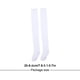 thumbnail image 5 of Qarigey 1 par de medias altas hasta el muslo estilo pijo de invierno cálido calcetín botas accesorios de mujer regalos del Día de San Valentín para Medias Blanco, 5 of 6