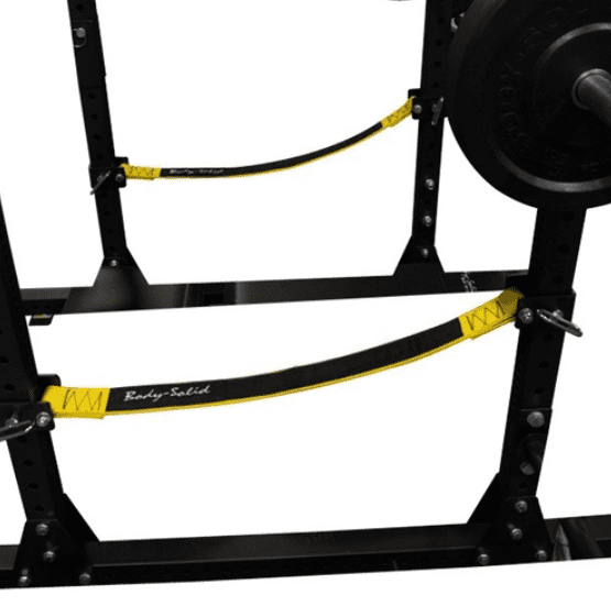 Body-Solid SPR1000SSDBBack Extended Double Power Rack Package w/Power Rack Strap Safeties (New)