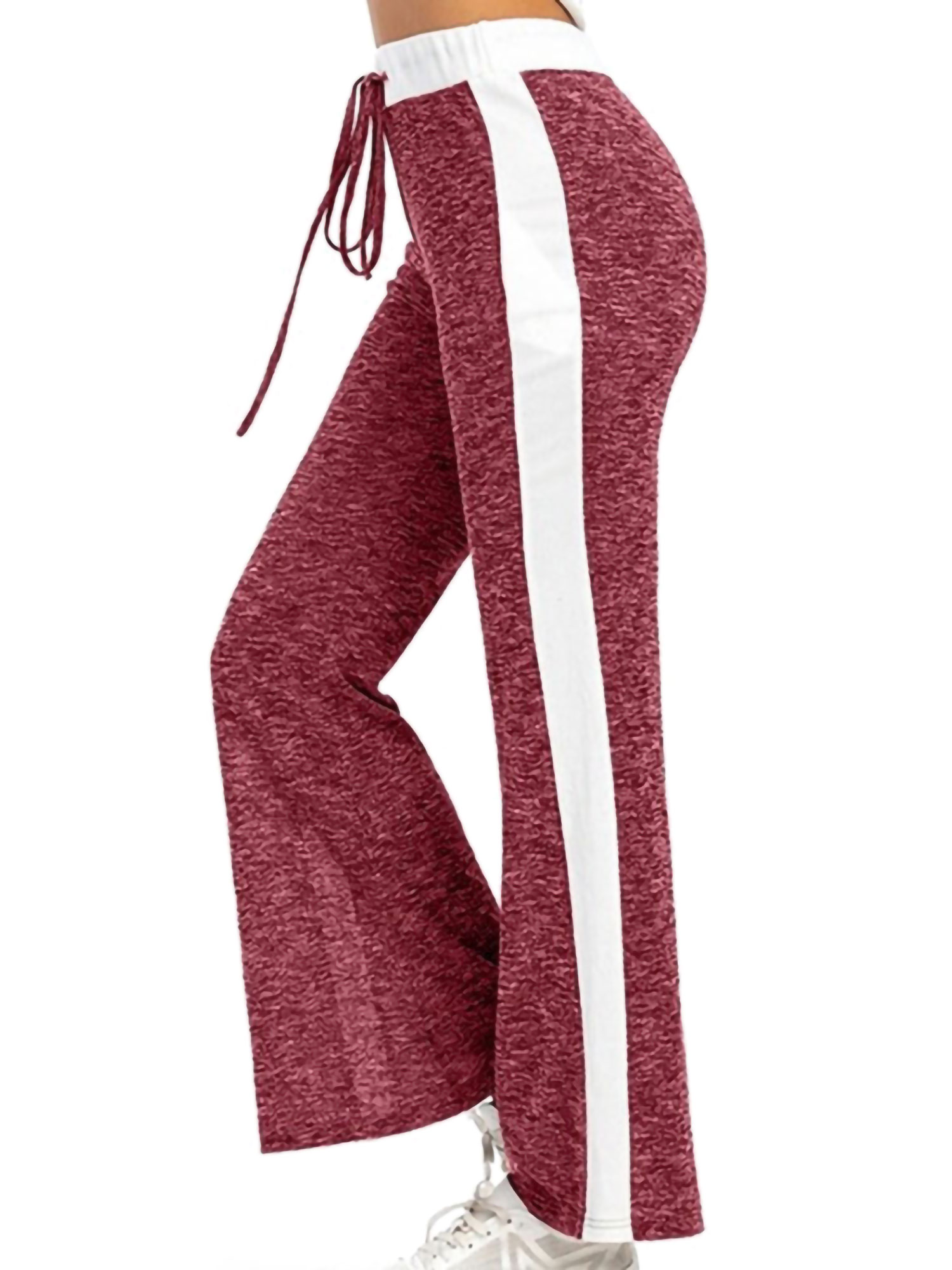 Womens Casual Flare Yoga Pants Lounge Pants Sports Sweatpants High Waist Capris - image 1 of 2
