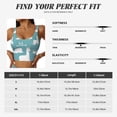thumbnail image 2 of Sports Bras for Women Workout Tank Tops, funny alpacas Lamas polka dots Running Vest with Removable Cups, 2 of 7