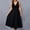 Dresses-382Black, variant on Gamivast Plus Size Dresses for Women Sleeveless V-Neck Empire Waist Midi Dress Casual Flowy A-Line Sundress for Summer Party Wedding Guest Daily Wear Black S