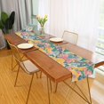 thumbnail image 2 of Yayeee Table Runner 70 inches Long Home Kitchen Dinning Party Decoration, Yellow Floral Wave, 2 of 7