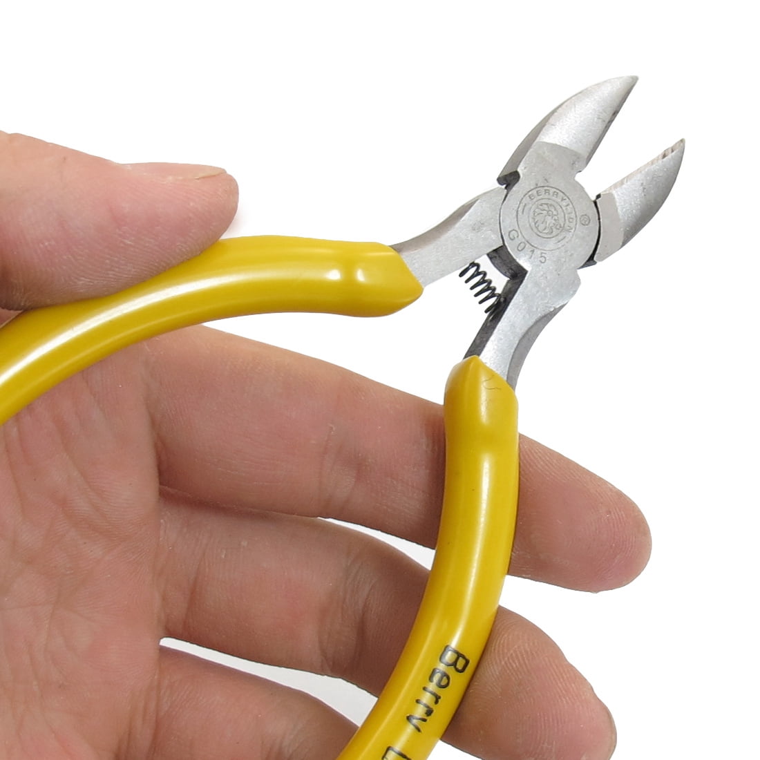 Unique Bargains 4.5" Length Metal Diagonal Cutting Pliers Wire Cutter Tool Yellow